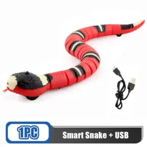 Smart Sensing Snake Interactive Cat Toy – Engaging and Entertaining Playtime for Your Feline Friend