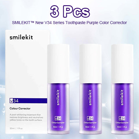 Smilekit New V Series Toothpaste Purple Color Corrector Lulunami