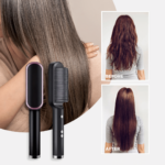 SparkStyler - 2-in-1 Heated Hair-Straightening & Styling Brush