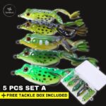 Spirebuzz JumpMaster Frog Lure - 5 Pcs Set