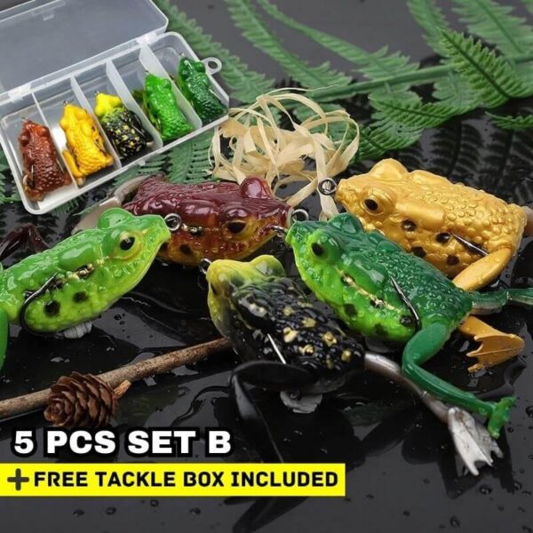 Spirebuzz JumpMaster Frog Lure - 5 Pcs Set