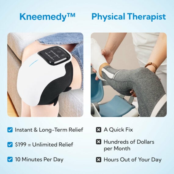 ThermoPulse Knee Massager (With Heat & Red Light)