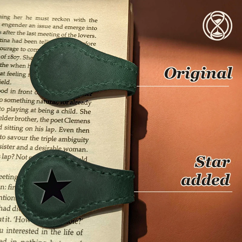 TimelessMark - LAST DAY SALE 75% OFF - Personalized Magnetic Leather Bookmark