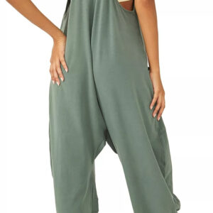 Wide Leg Jumpsuit with Pockets