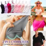 Womenâ€™s Camisole With Built In Padded Bra Vest