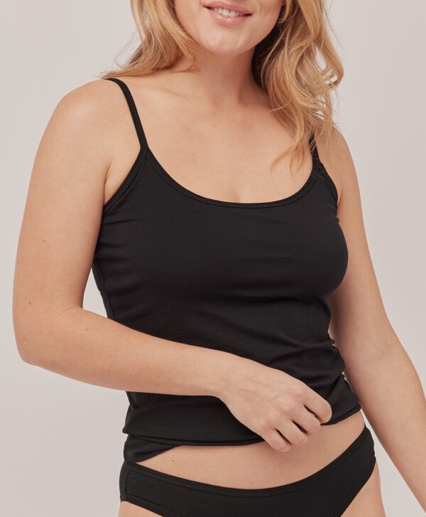 Womenâ€™s Camisole With Built In Padded Bra Vest