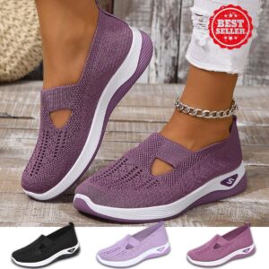 (#1 Trending 2024) PREMUM - Soft Breathable Woven Orthopedic Shoes For Women (70% OFF)