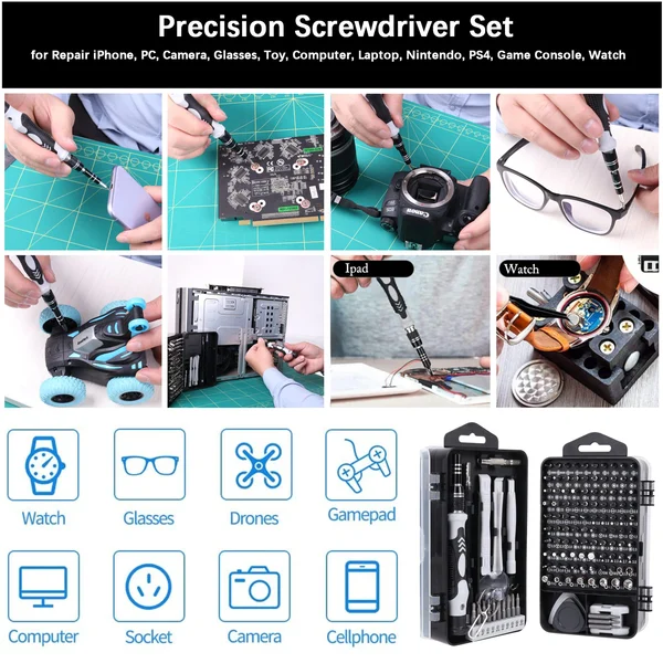 115 in 1 Magnetic Screwdriver Set