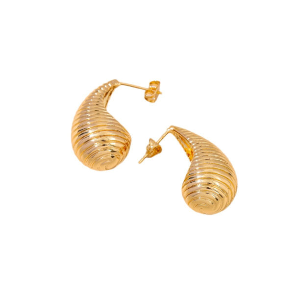 18K Gold Drop Style Earrings