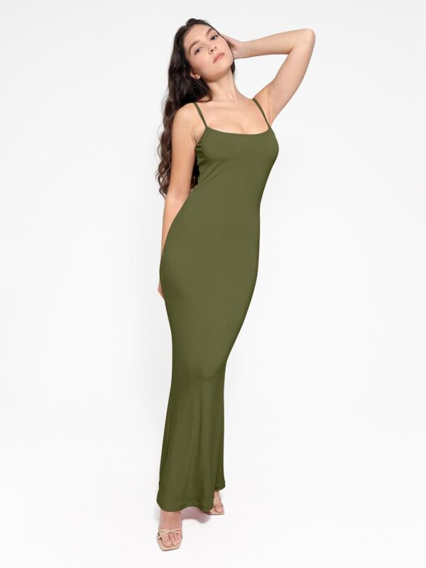 2 in 1 The Shapewear Dress Slip Maxi