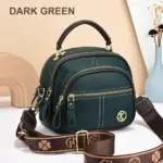 2024 Classic Multifunctional Adjustable Wide Shoulder Strap Leather Bag