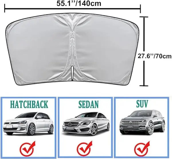 2024 Summer Hot Sale - Car Windshield Sun Shade Cover