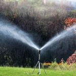 360 Degree Auto- rotation Garden Tripod Sprinkler PRO