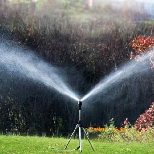 360 Degree Auto- rotation Garden Tripod Sprinkler PRO