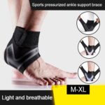 Adjustable pressurized ankle protection brace