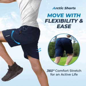 Arctic Shorts – Unisex Cooling Stretch Quick-Dry Shorts