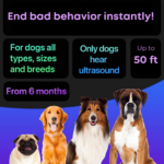 Bark Buster -  Ultrasonic Dog Training and Anti Dog Barking Device - Easy, safe and humane!