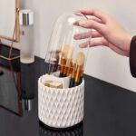 BIG SALE 49% OFF - Sleek 360Â° Spinning Makeup Brush Holder