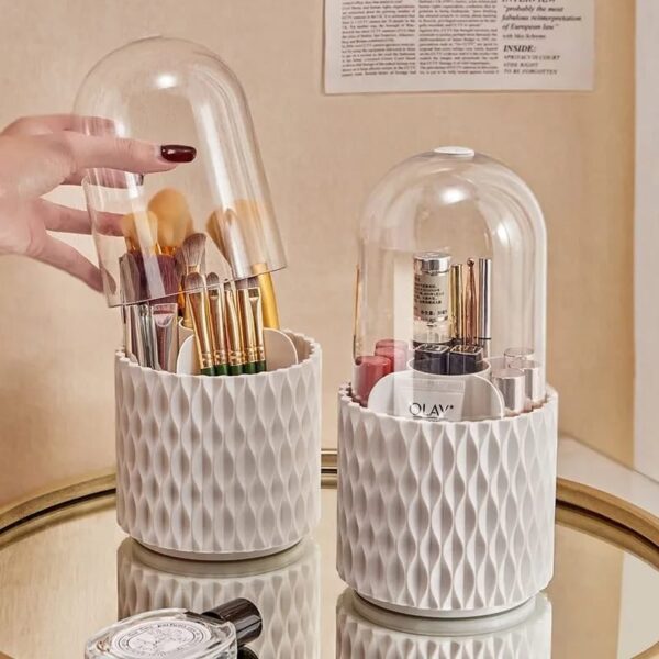 BIG SALE 49% OFF - Sleek 360Â° Spinning Makeup Brush Holder