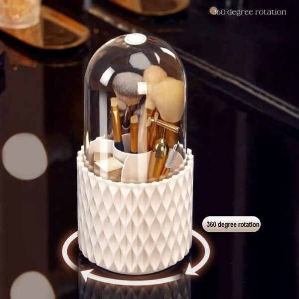 BIG SALE 49% OFF - Sleek 360Â° Spinning Makeup Brush Holder