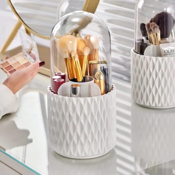 BIG SALE 49% OFF - Sleek 360Â° Spinning Makeup Brush Holder