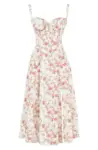 bless Boutik -  Floral Bustier Shaper Dress