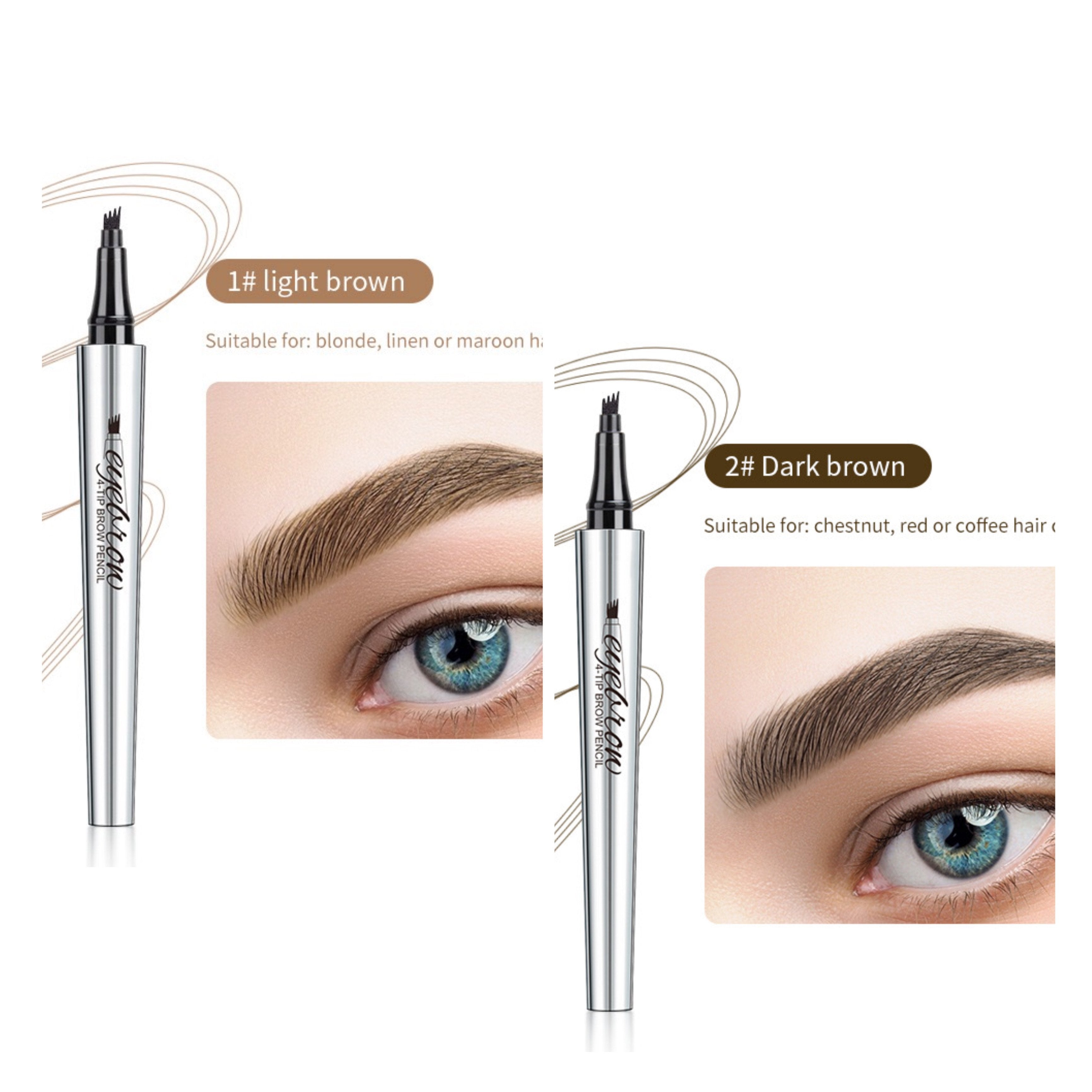 Buy 1 Get 1 Free - 3D Waterproof Microblading Eyebrow Pen 4 Fork Tip Tattoo Pencil