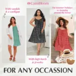 CamiBloom - Floral Unique Printed Camisole Dress