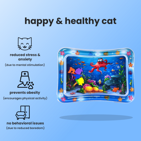 Cat water sensory mat