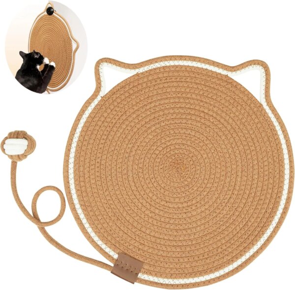 Cotton Rope Cat Scratch Mat Water-Resistant