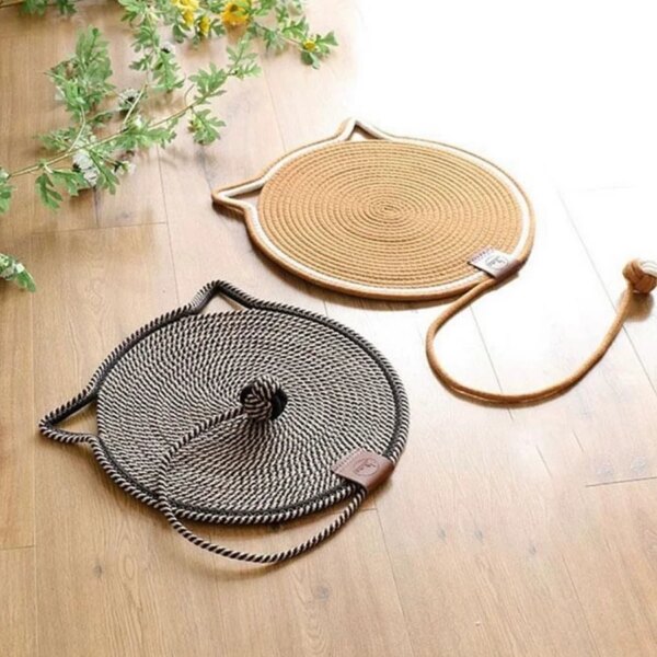 Cotton Rope Cat Scratch Mat Water-Resistant