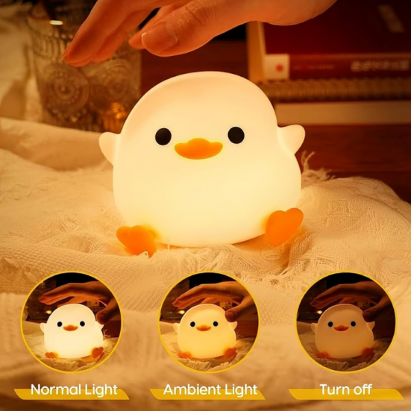 Cute Duck Night Light Lamp