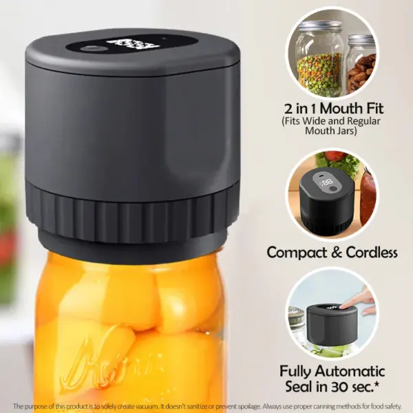 Elanor Mason Jar Vacuum Sealer