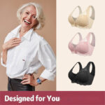 ELIZABETH FRONT CLOSURE '5D' SHAPING WIRELESS BEAUTY BACK BRA(BUY 1 GET 2 FREE)