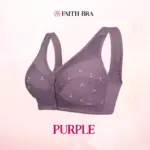 Faith Bra - Designed for Senior - Front Closure Cotton Bra