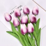 growhabity - UV Resistant Lifelike Artificial Tulips Flowers