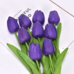 growhabity - UV Resistant Lifelike Artificial Tulips Flowers