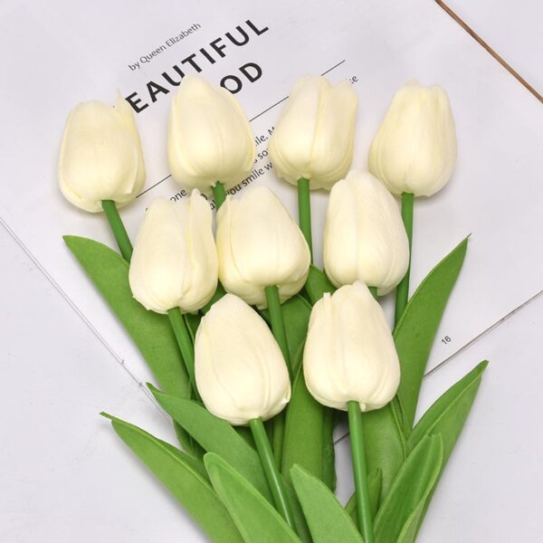 growhabity - UV Resistant Lifelike Artificial Tulips Flowers