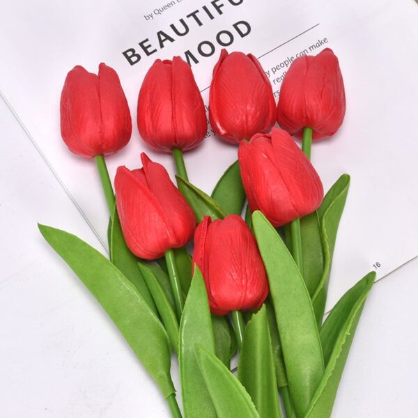 growhabity - UV Resistant Lifelike Artificial Tulips Flowers