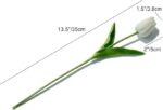 growhabity - UV Resistant Lifelike Artificial Tulips Flowers