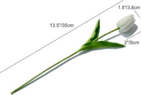 growhabity - UV Resistant Lifelike Artificial Tulips Flowers