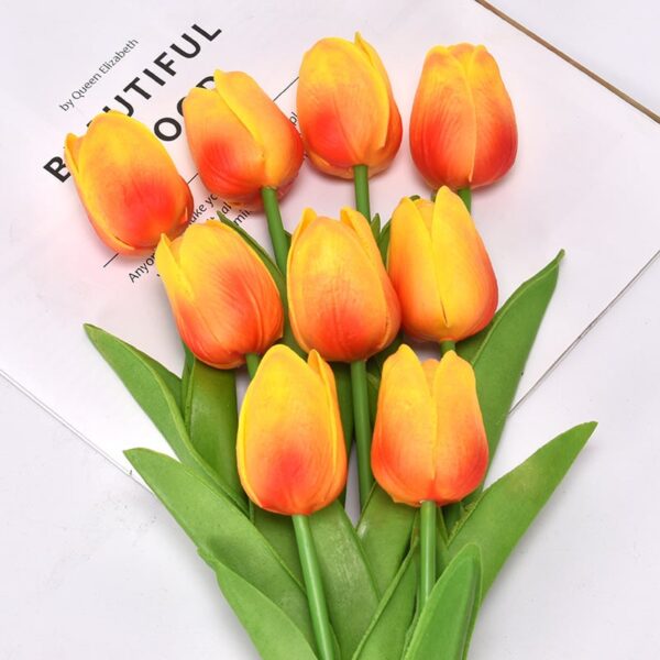 growhabity - UV Resistant Lifelike Artificial Tulips Flowers