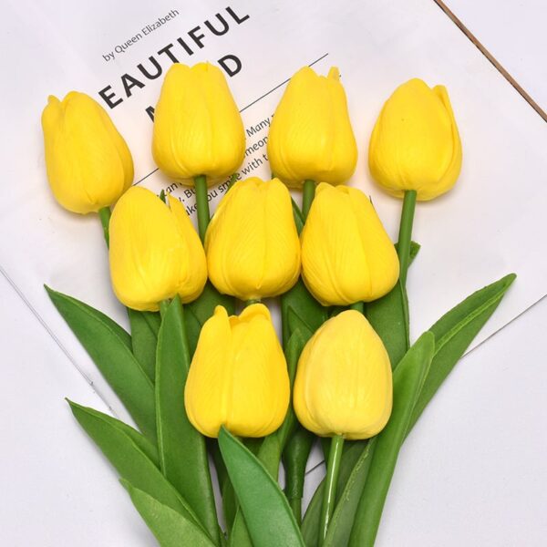 growhabity - UV Resistant Lifelike Artificial Tulips Flowers