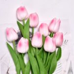 growhabity - UV Resistant Lifelike Artificial Tulips Flowers