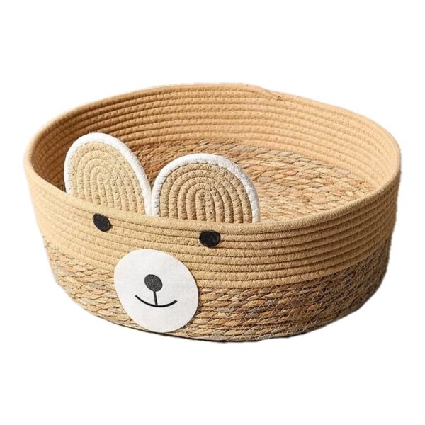 Handwoven Cotton Rope Cat Bed