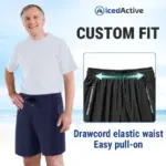 IcedActive - Unisex Ice Silk Quick Drying Stretch Shorts