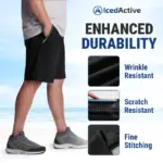 IcedActive - Unisex Ice Silk Quick Drying Stretch Shorts