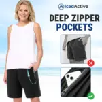 IcedActive - Unisex Ice Silk Quick Drying Stretch Shorts