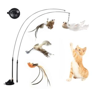 Interactive Cat Feather Toys