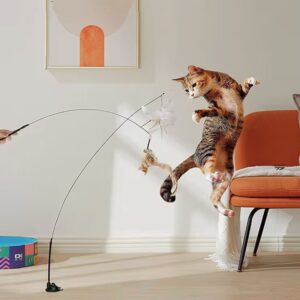 Interactive Cat Feather Toys